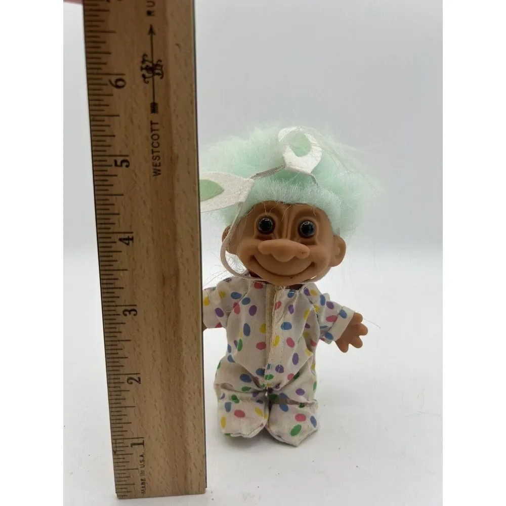 Vintage Easter‎ Bunny Troll Doll Overalls/Bunny Ears 5 & Easter Bunny Rabbit Lot